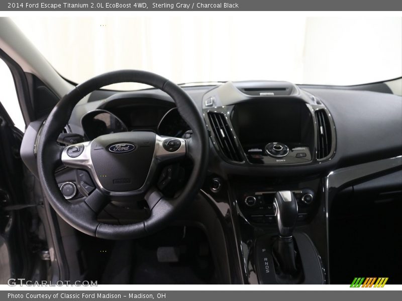 Sterling Gray / Charcoal Black 2014 Ford Escape Titanium 2.0L EcoBoost 4WD