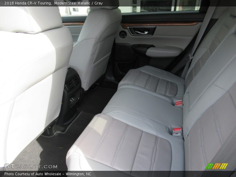 Modern Steel Metallic / Gray 2018 Honda CR-V Touring