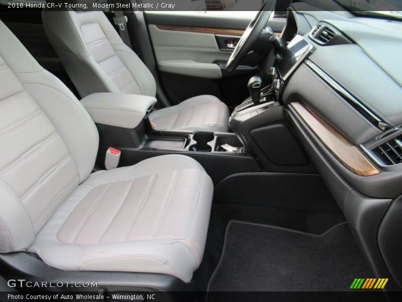 Modern Steel Metallic / Gray 2018 Honda CR-V Touring