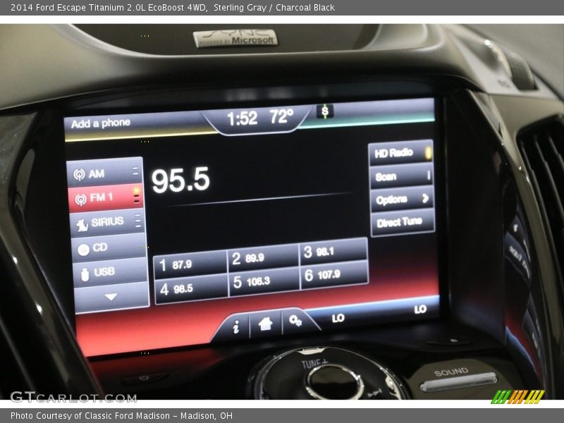 Sterling Gray / Charcoal Black 2014 Ford Escape Titanium 2.0L EcoBoost 4WD