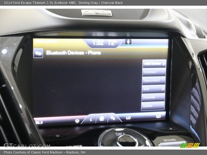 Sterling Gray / Charcoal Black 2014 Ford Escape Titanium 2.0L EcoBoost 4WD