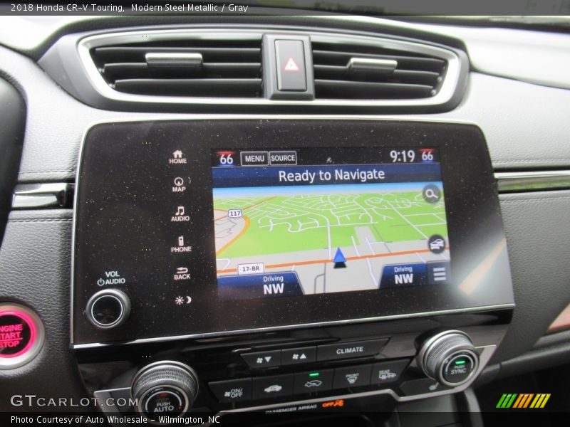 Modern Steel Metallic / Gray 2018 Honda CR-V Touring