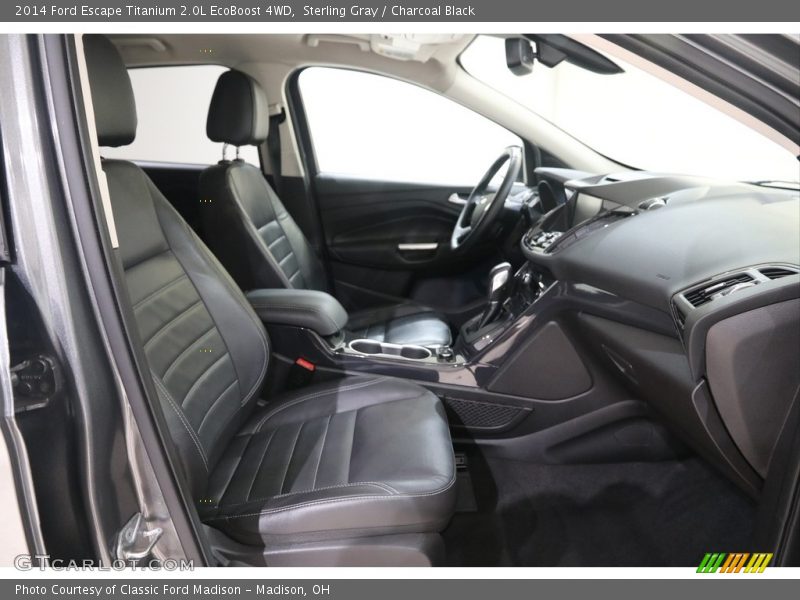 Sterling Gray / Charcoal Black 2014 Ford Escape Titanium 2.0L EcoBoost 4WD