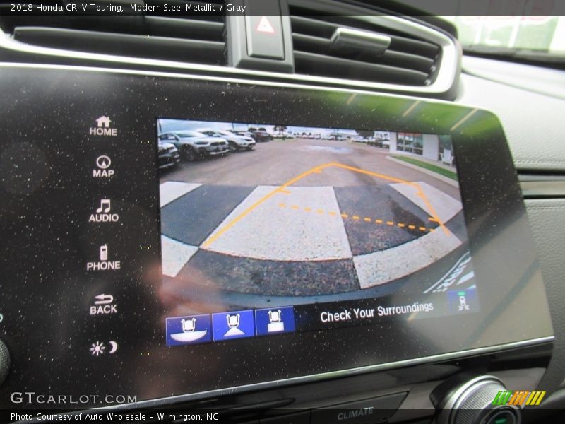 Modern Steel Metallic / Gray 2018 Honda CR-V Touring