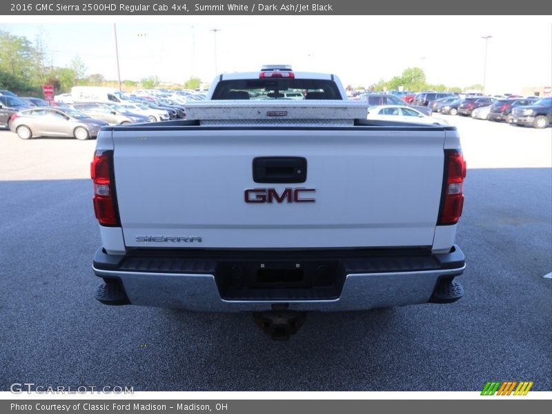 Summit White / Dark Ash/Jet Black 2016 GMC Sierra 2500HD Regular Cab 4x4