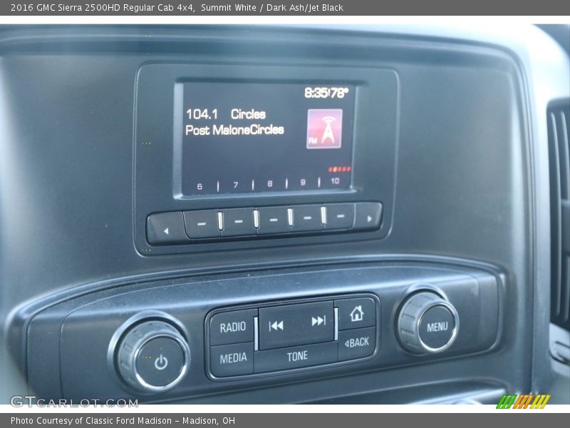 Controls of 2016 Sierra 2500HD Regular Cab 4x4