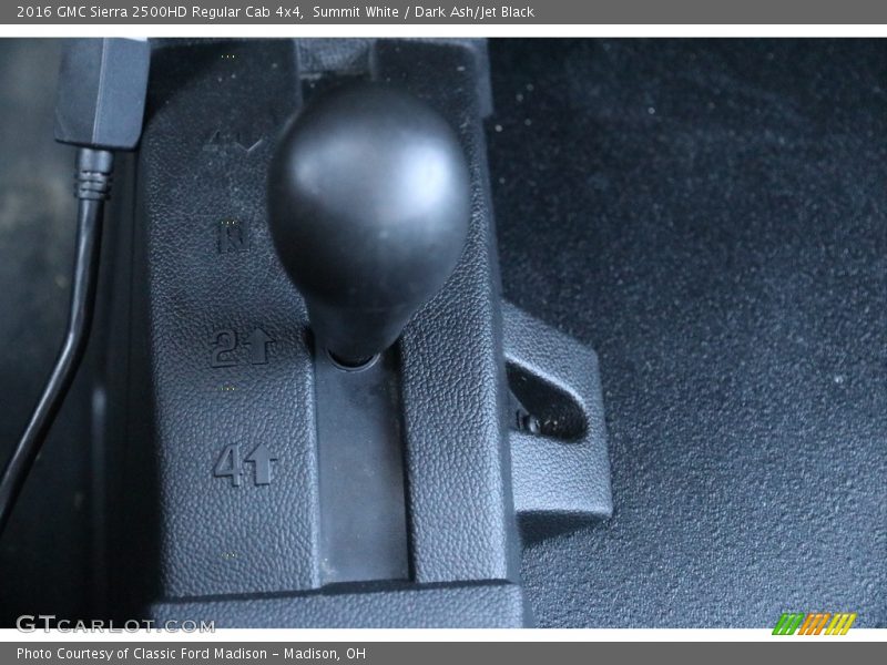 Summit White / Dark Ash/Jet Black 2016 GMC Sierra 2500HD Regular Cab 4x4