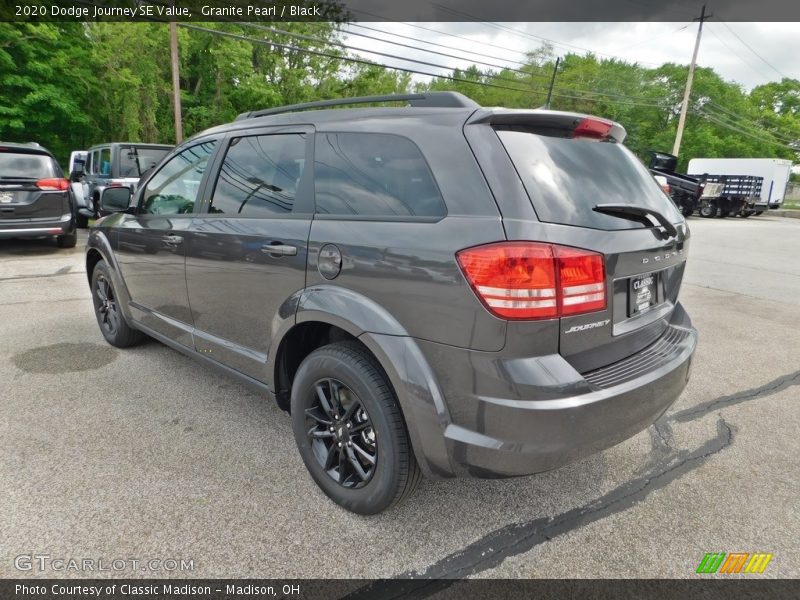 Granite Pearl / Black 2020 Dodge Journey SE Value