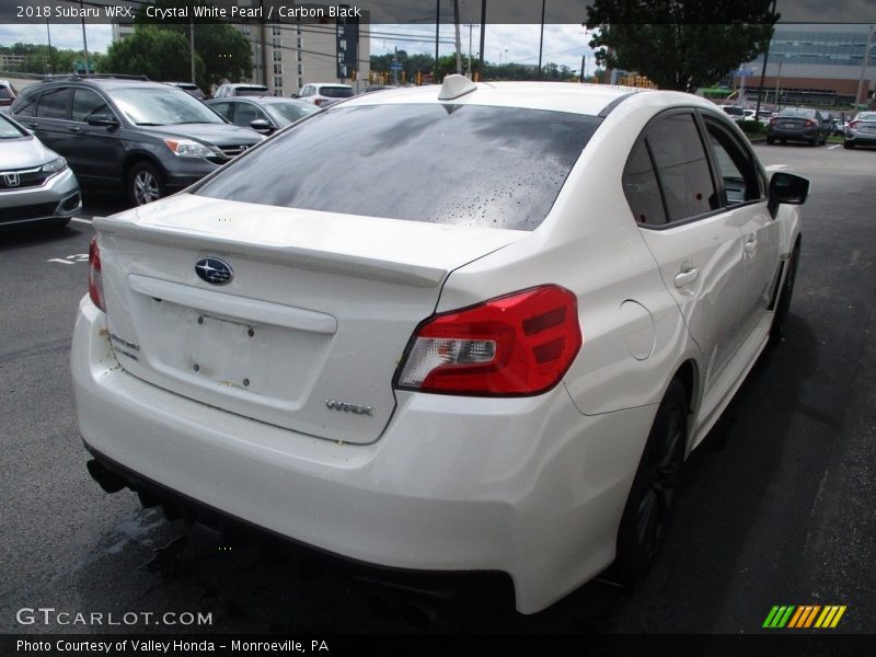 Crystal White Pearl / Carbon Black 2018 Subaru WRX
