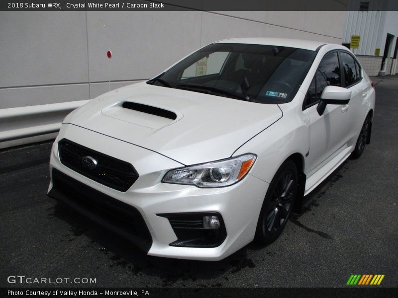 Crystal White Pearl / Carbon Black 2018 Subaru WRX