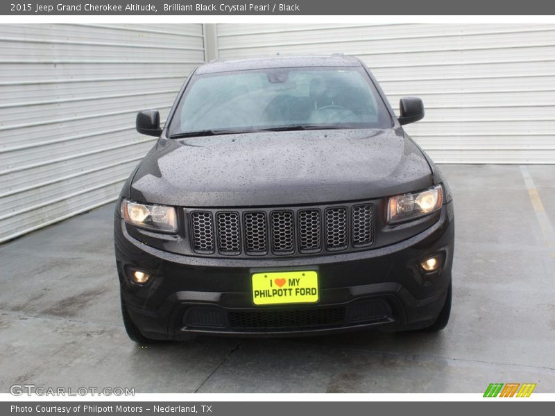 Brilliant Black Crystal Pearl / Black 2015 Jeep Grand Cherokee Altitude