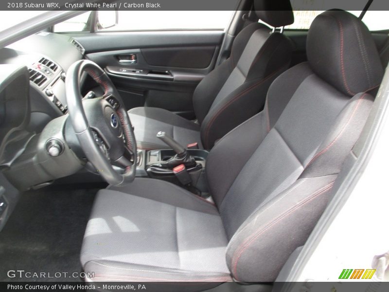 Crystal White Pearl / Carbon Black 2018 Subaru WRX