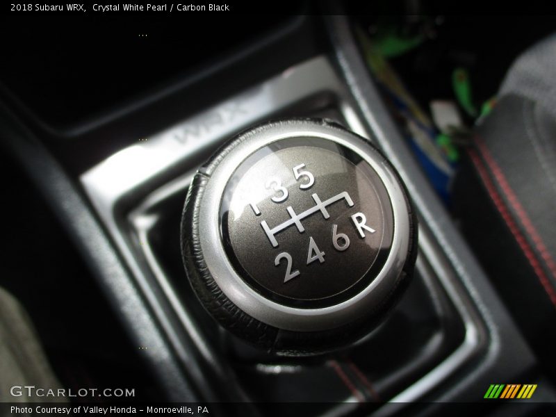 Crystal White Pearl / Carbon Black 2018 Subaru WRX