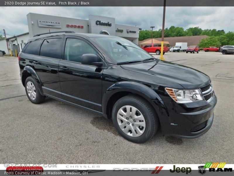 Pitch Black / Black 2020 Dodge Journey SE Value