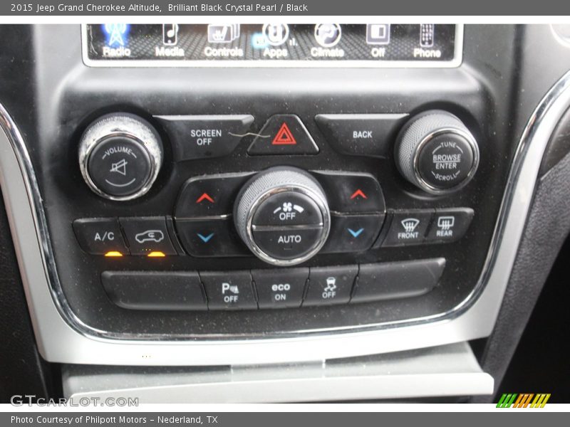 Brilliant Black Crystal Pearl / Black 2015 Jeep Grand Cherokee Altitude