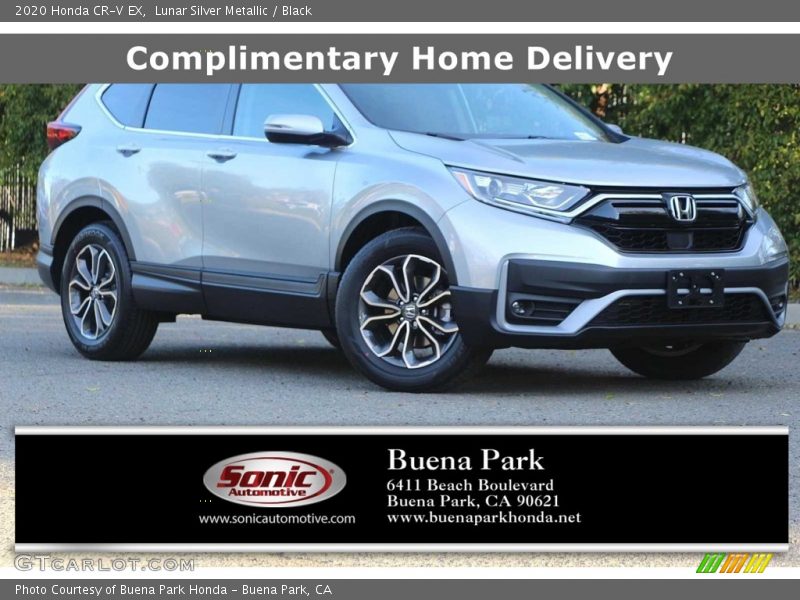 Lunar Silver Metallic / Black 2020 Honda CR-V EX