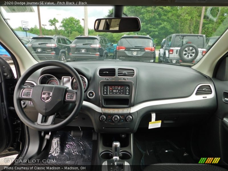 Pitch Black / Black 2020 Dodge Journey SE Value