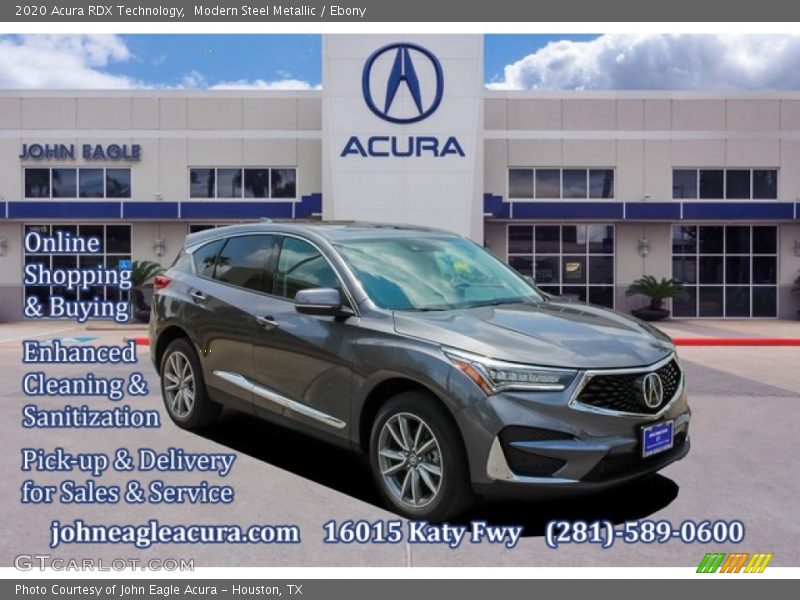 Modern Steel Metallic / Ebony 2020 Acura RDX Technology
