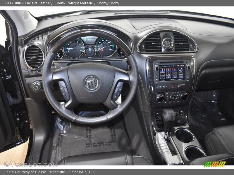 Ebony Twilight Metallic / Ebony/Ebony 2017 Buick Enclave Leather