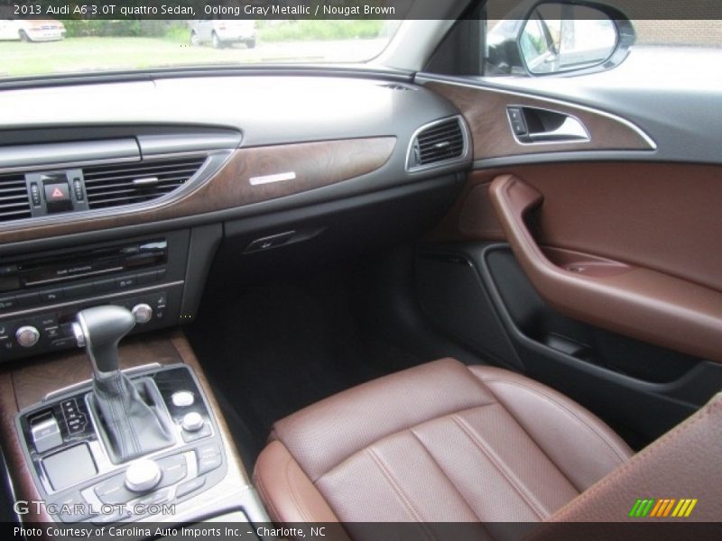 Oolong Gray Metallic / Nougat Brown 2013 Audi A6 3.0T quattro Sedan