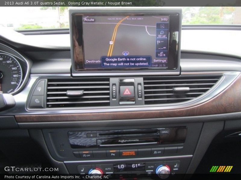 Oolong Gray Metallic / Nougat Brown 2013 Audi A6 3.0T quattro Sedan