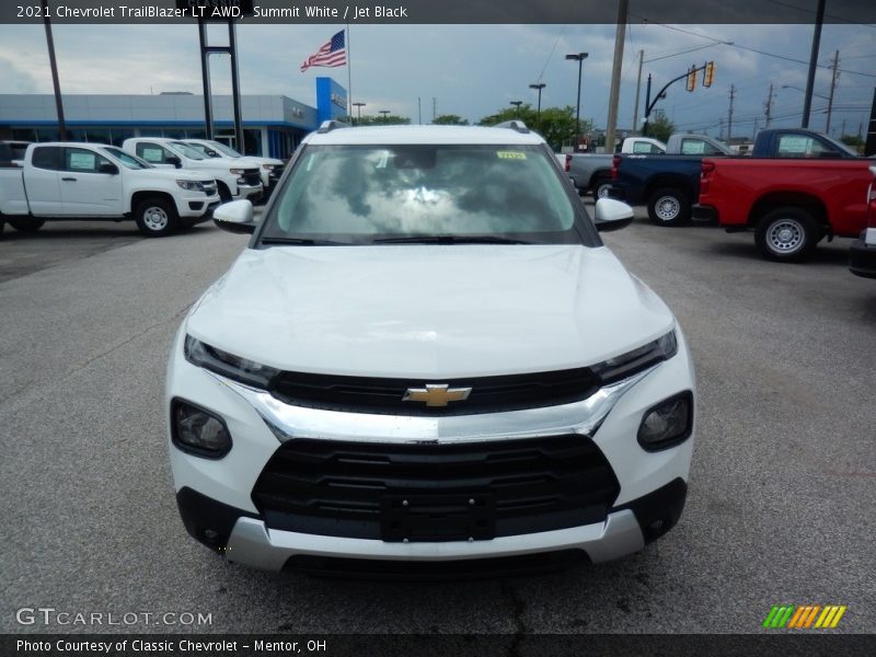 Summit White / Jet Black 2021 Chevrolet TrailBlazer LT AWD
