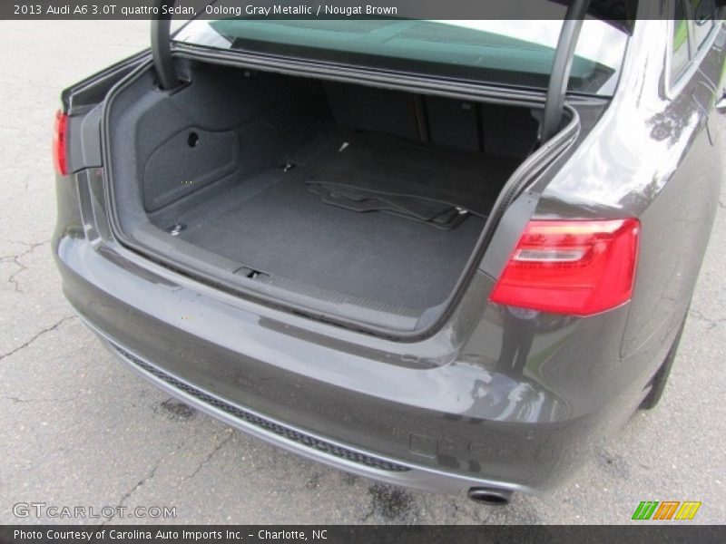 Oolong Gray Metallic / Nougat Brown 2013 Audi A6 3.0T quattro Sedan