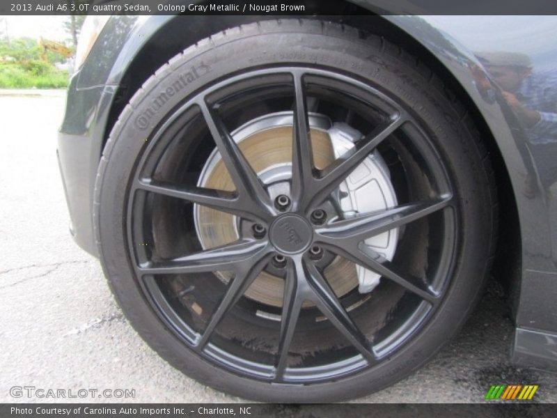Oolong Gray Metallic / Nougat Brown 2013 Audi A6 3.0T quattro Sedan