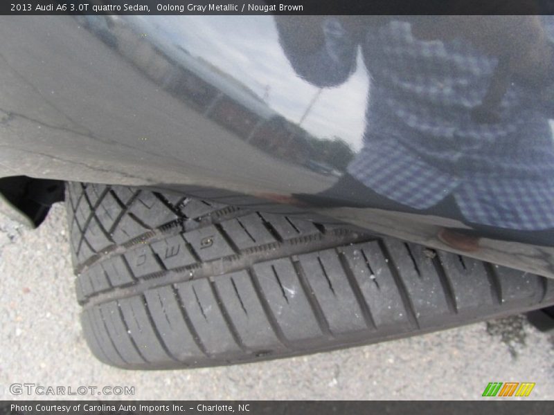 Oolong Gray Metallic / Nougat Brown 2013 Audi A6 3.0T quattro Sedan