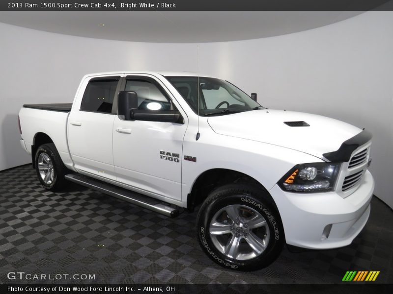 Bright White / Black 2013 Ram 1500 Sport Crew Cab 4x4