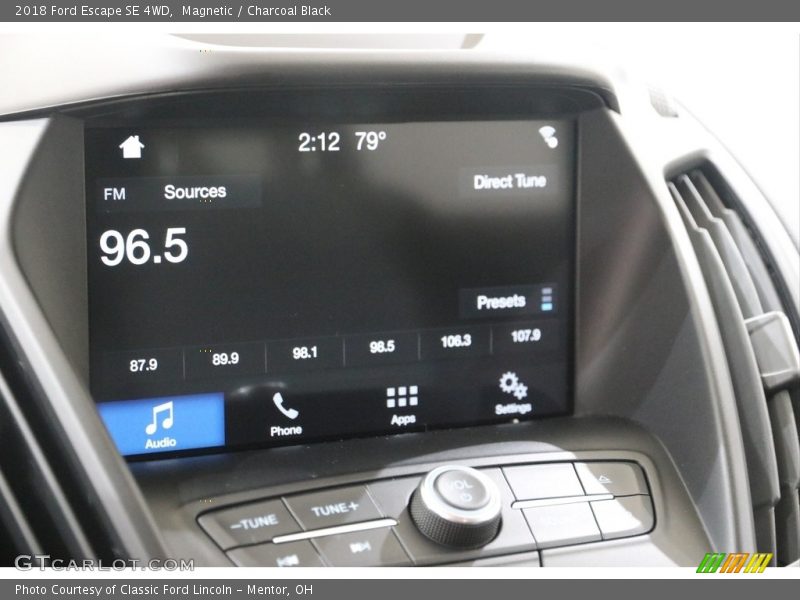 Magnetic / Charcoal Black 2018 Ford Escape SE 4WD