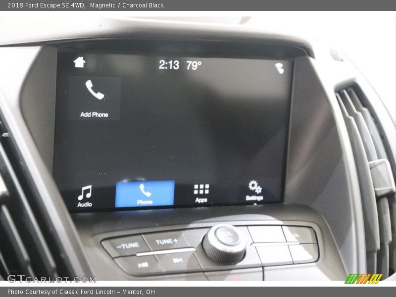 Magnetic / Charcoal Black 2018 Ford Escape SE 4WD