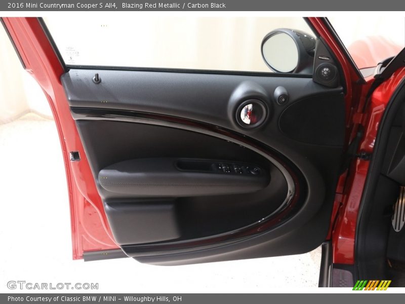 Blazing Red Metallic / Carbon Black 2016 Mini Countryman Cooper S All4