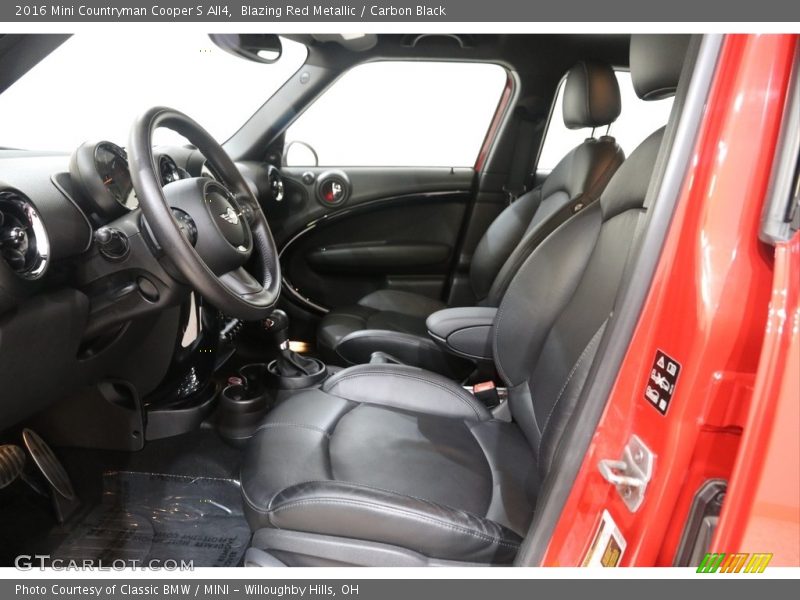 Blazing Red Metallic / Carbon Black 2016 Mini Countryman Cooper S All4
