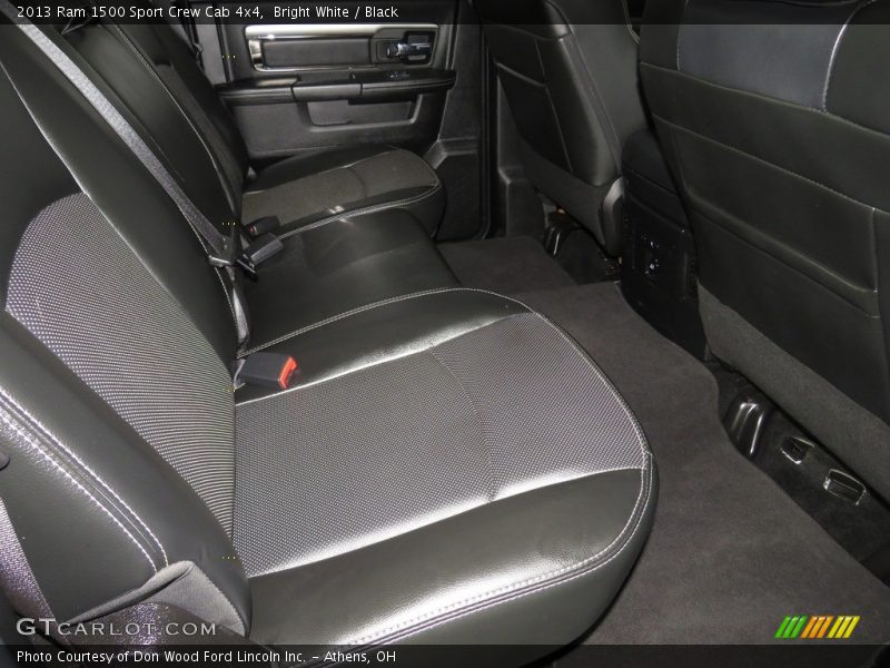 Bright White / Black 2013 Ram 1500 Sport Crew Cab 4x4
