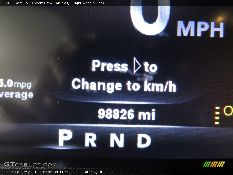 Bright White / Black 2013 Ram 1500 Sport Crew Cab 4x4