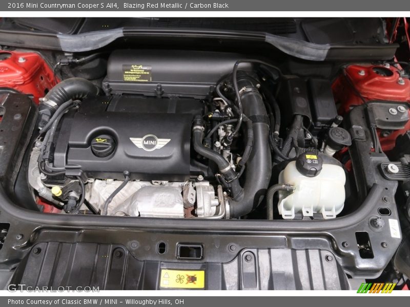 Blazing Red Metallic / Carbon Black 2016 Mini Countryman Cooper S All4