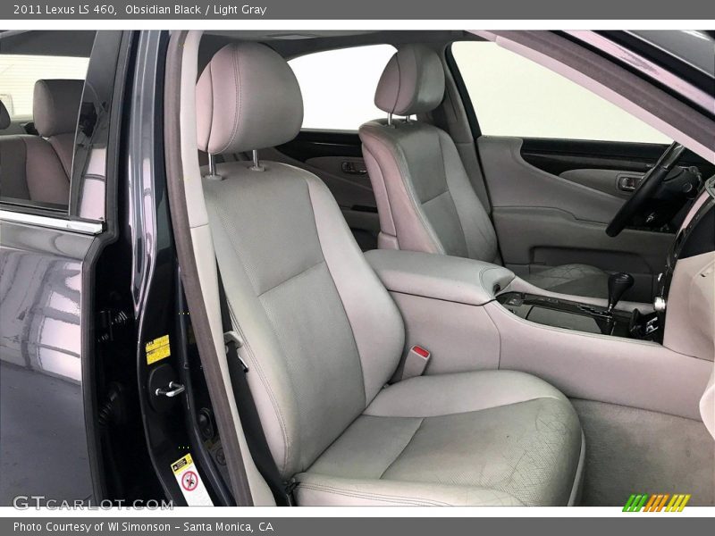 Obsidian Black / Light Gray 2011 Lexus LS 460