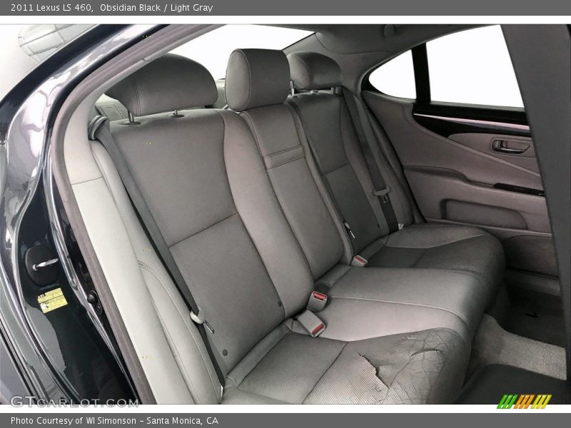 Obsidian Black / Light Gray 2011 Lexus LS 460