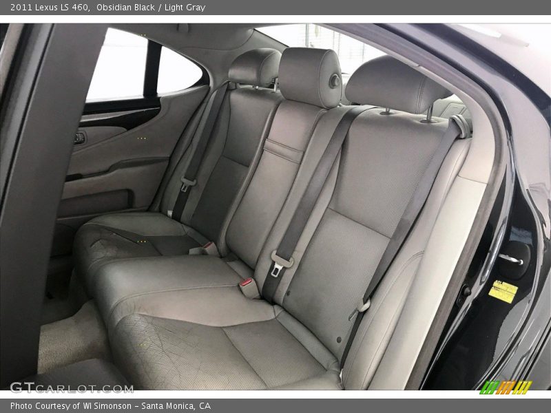 Obsidian Black / Light Gray 2011 Lexus LS 460