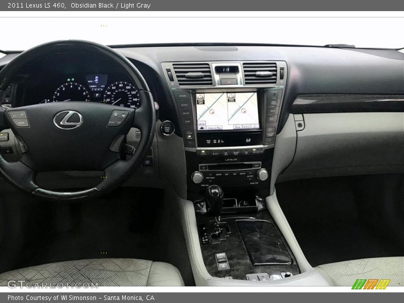 Obsidian Black / Light Gray 2011 Lexus LS 460