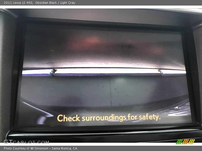 Obsidian Black / Light Gray 2011 Lexus LS 460