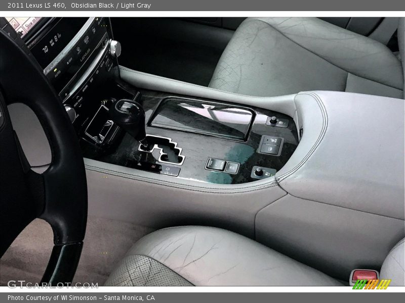 Obsidian Black / Light Gray 2011 Lexus LS 460