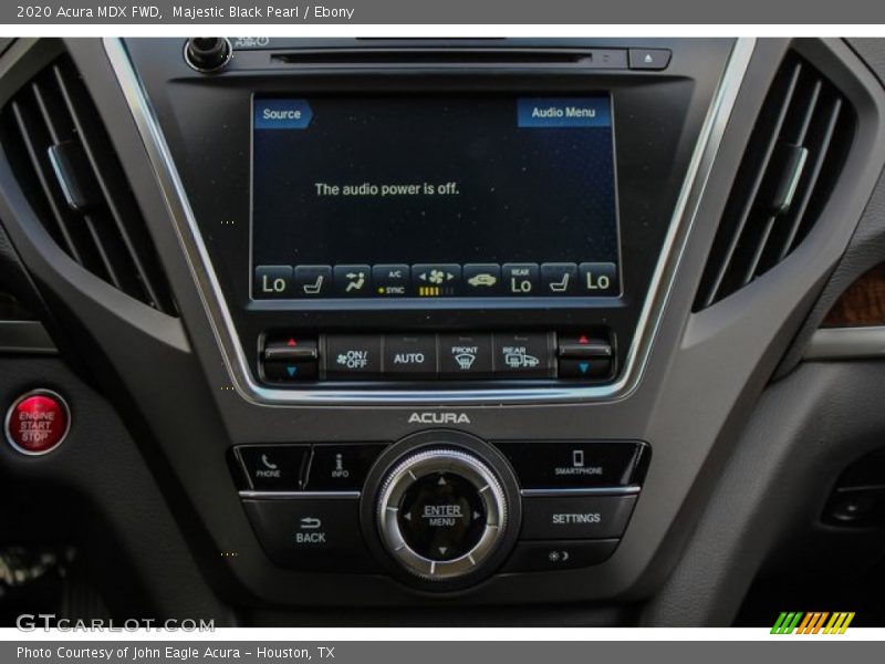 Majestic Black Pearl / Ebony 2020 Acura MDX FWD