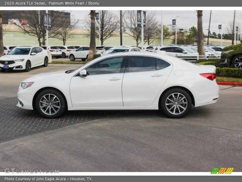 Platinum White Pearl / Ebony 2020 Acura TLX Sedan