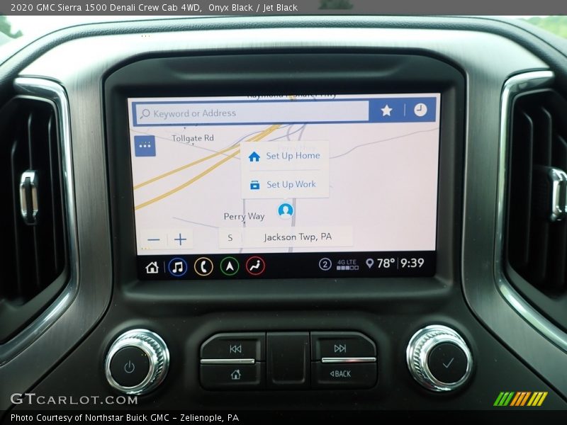 Navigation of 2020 Sierra 1500 Denali Crew Cab 4WD
