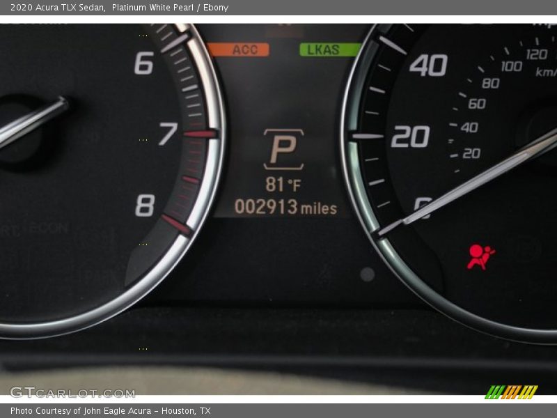 Platinum White Pearl / Ebony 2020 Acura TLX Sedan
