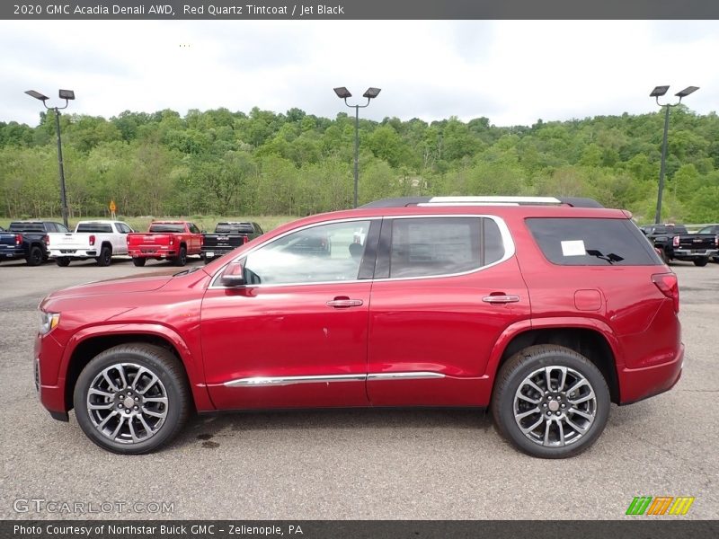 Red Quartz Tintcoat / Jet Black 2020 GMC Acadia Denali AWD