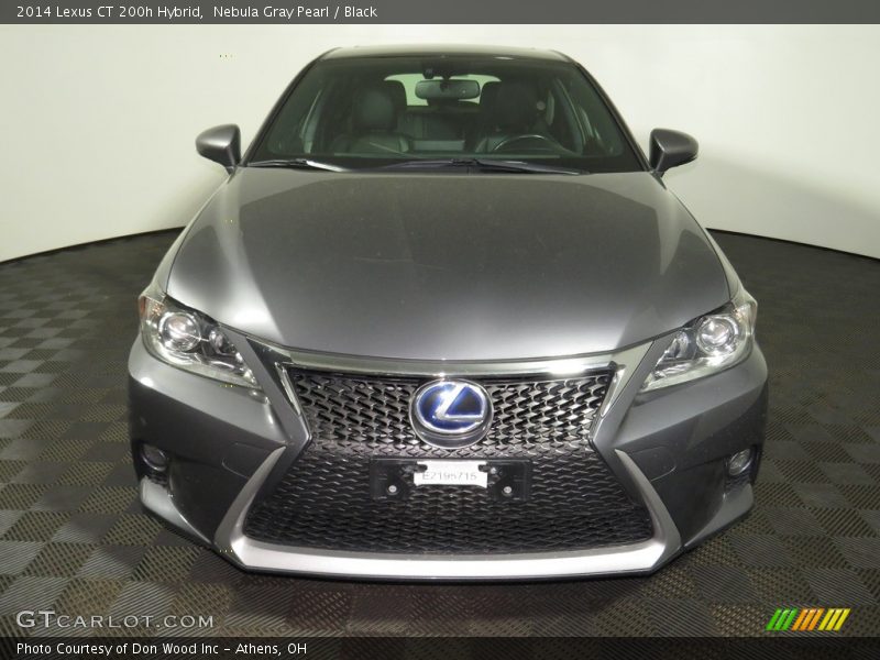 Nebula Gray Pearl / Black 2014 Lexus CT 200h Hybrid