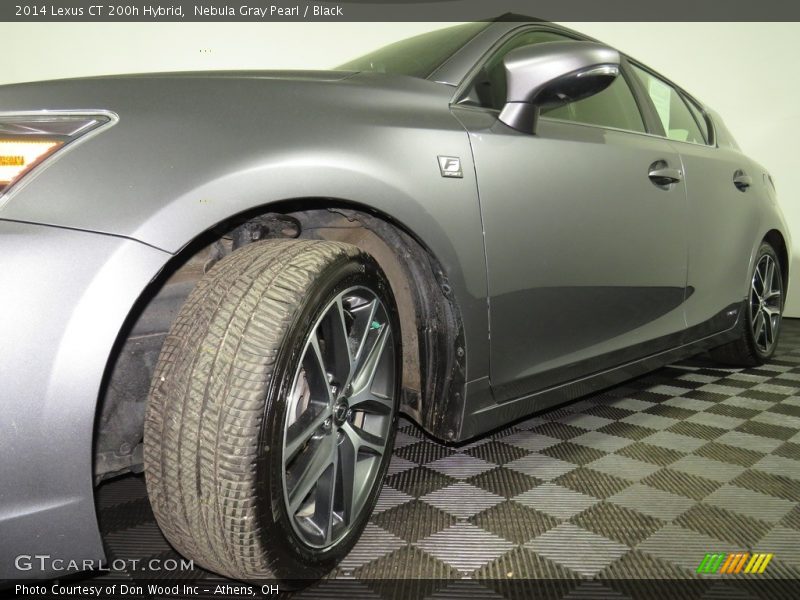 Nebula Gray Pearl / Black 2014 Lexus CT 200h Hybrid